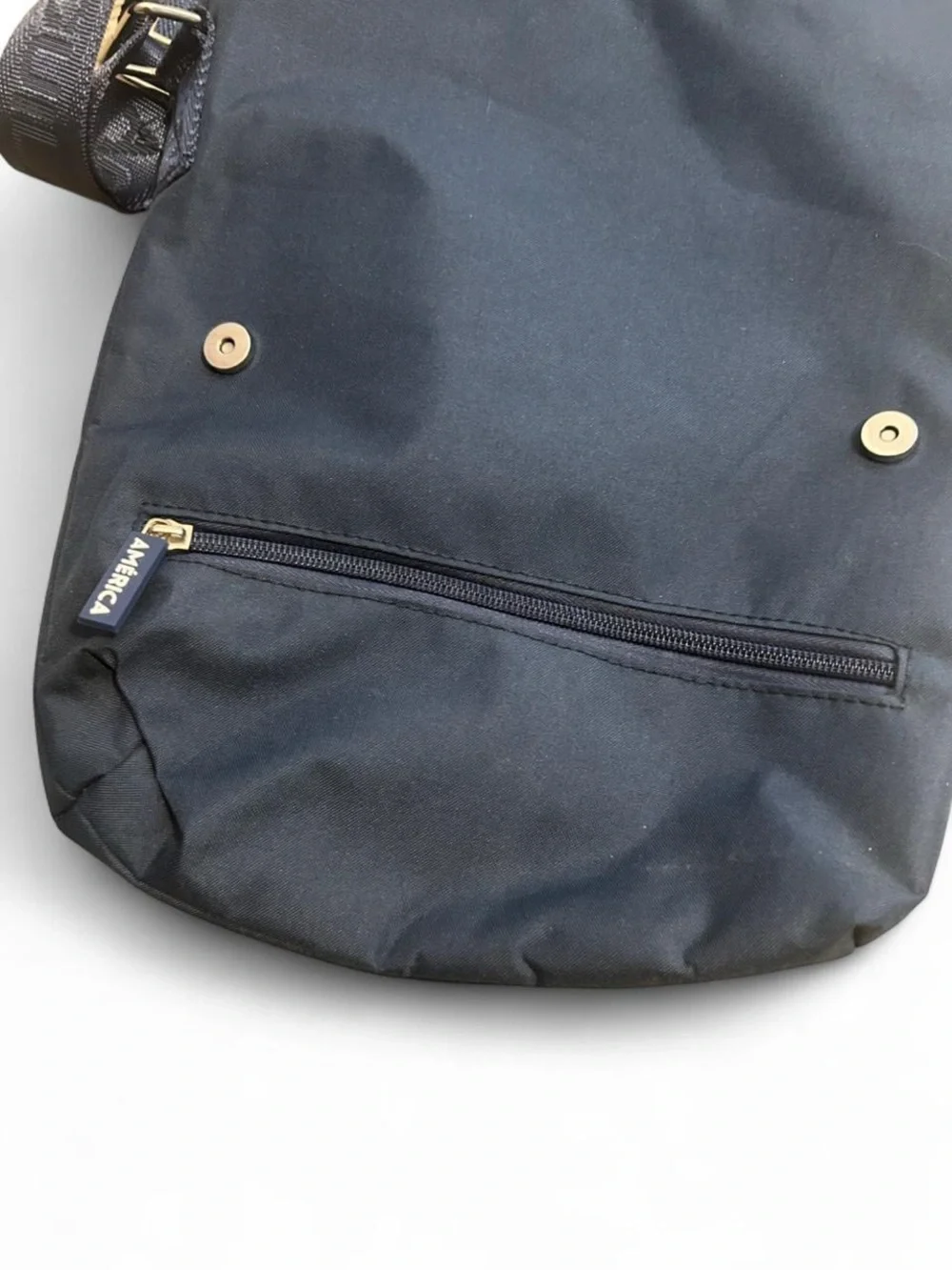 Club América Las Aguilas Soccer Crossbody Messenger Bag Navy/Yellow 13